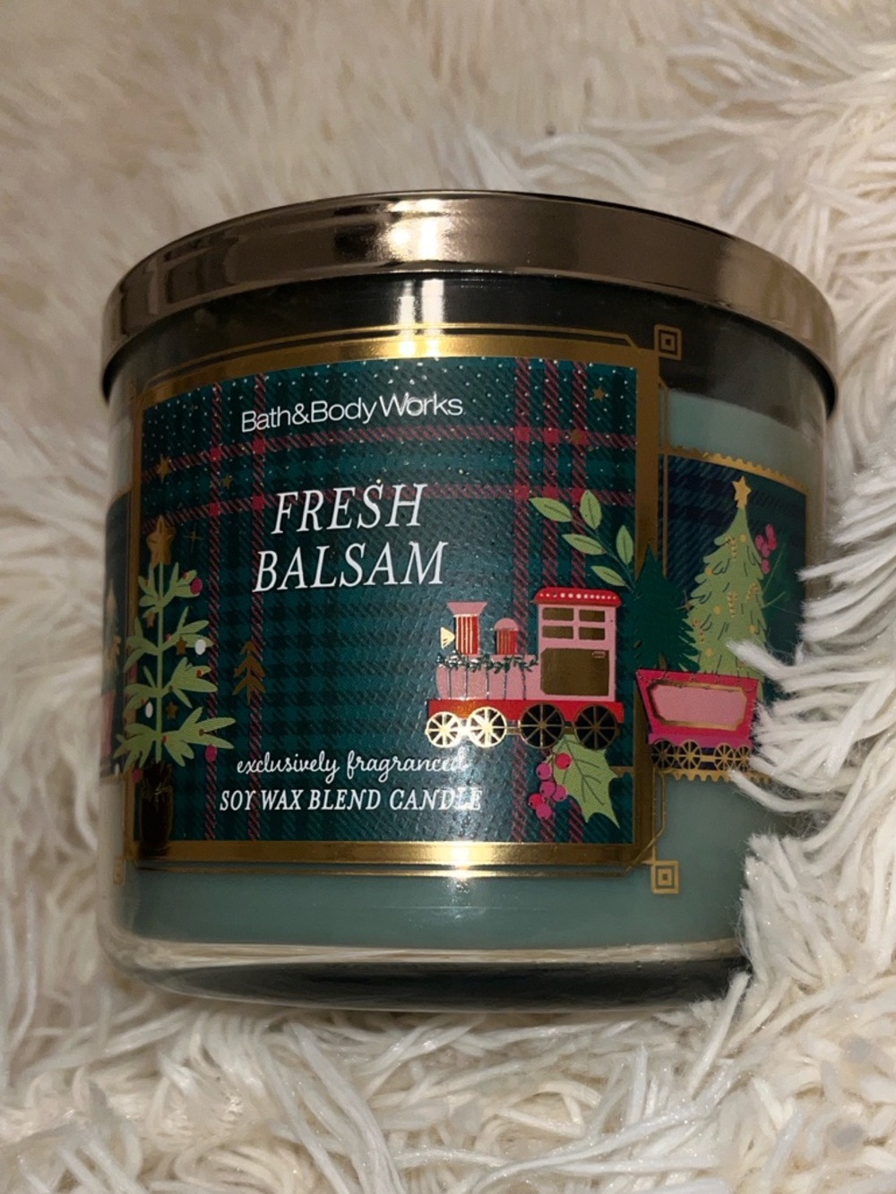 Bath & Body Works Fresh Balsam 3-Wick Soy Wax Candle. Sand and Fog. Bundle.